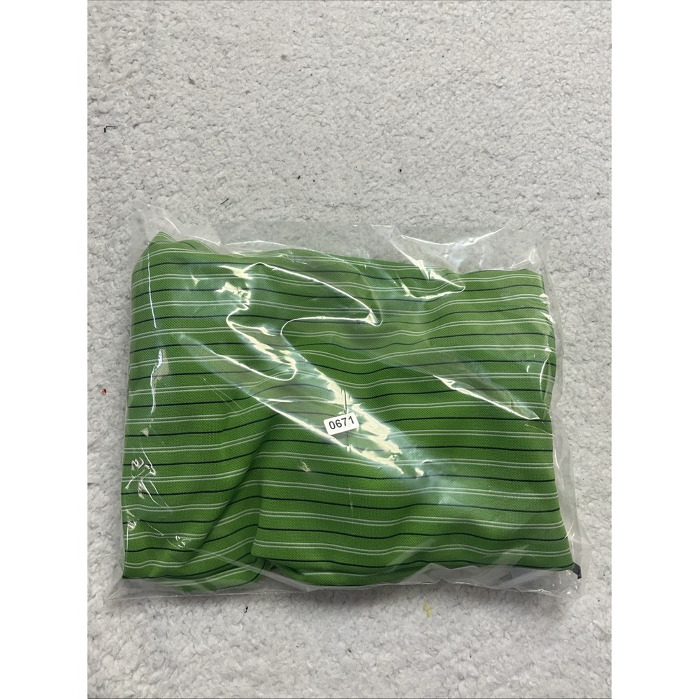 Under Armour Men's Green Stripped Collared Polo Shirt Size XL - Picture 6 of 6